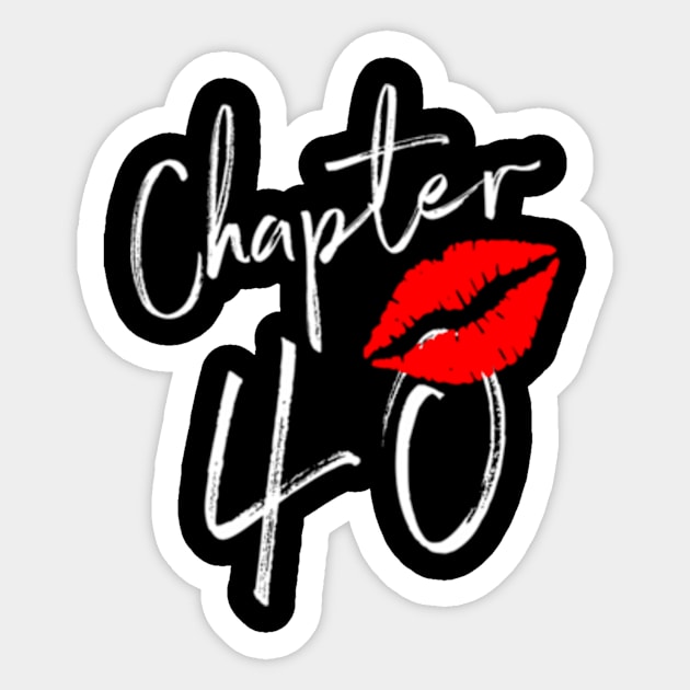 Chapter 40 Hap40 Born In 1981 Sticker by Sink-Lux